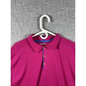 Nike Golf Polo Men's Size XL Pink Short Sleeve‎ Dri Standard fit